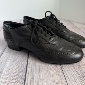CAPEZIO Black Travis Ballroom Dance Shoes 9.5